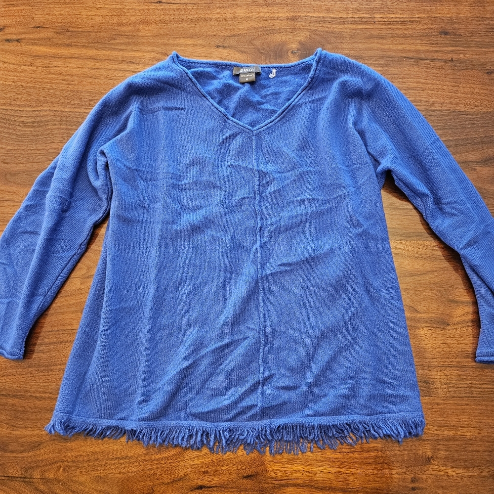 Pure Amici 100% Cashmere Sweater Petite Medium